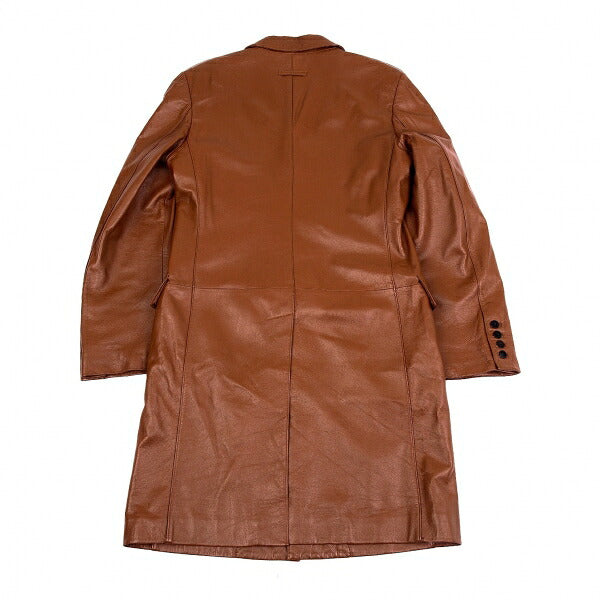 Jean Paul GAULTIER HOMME Sheepskin Coat Brown Size 48