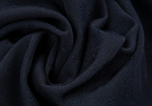COMME des GARCONS Wool Hem Box Pleat Dobby Pants Blue Size M