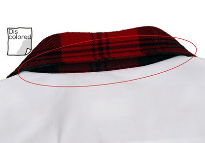 COMME des GARCONS HOMME PLUS Tartan Check White Red Shirt Size XS