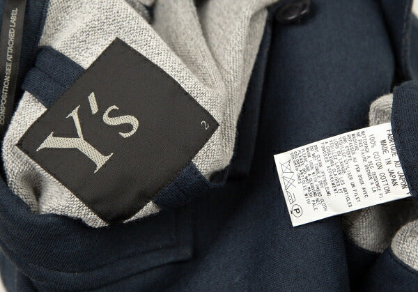 Yohji Yamamoto Y’s Pigment Dyed Morning Jacket Indigo Size 2