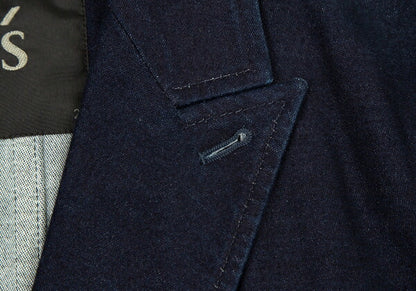 Y's 15AW Cotton Double-Breasted Jacket Indigo Size 2