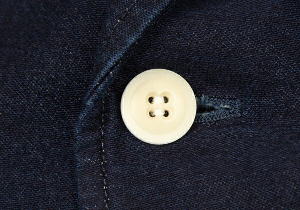 Y's 15AW Cotton Double-Breasted Jacket Indigo Size 2
