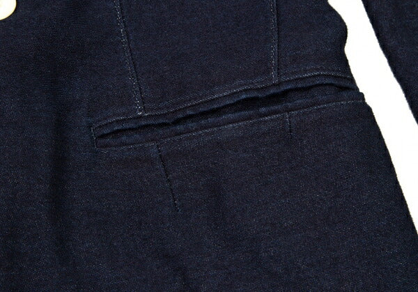 Y's 15AW Cotton Double-Breasted Jacket Indigo Size 2