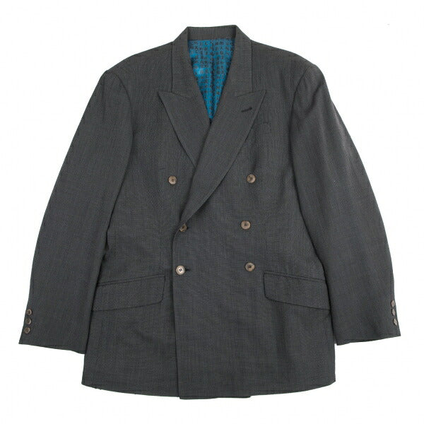 Jean Paul GAULTIER HOMME Kanji Print Jacket Charcoal Size 50