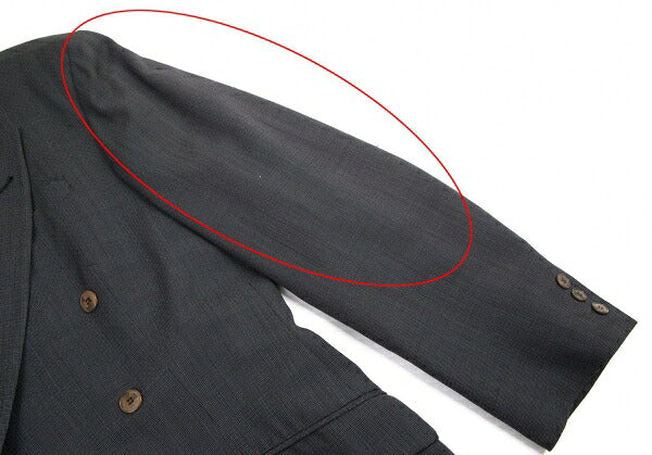 Jean Paul GAULTIER HOMME Kanji Print Jacket Charcoal Size 50