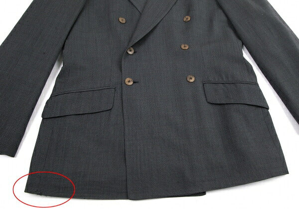 Jean Paul GAULTIER HOMME Kanji Print Jacket Charcoal Size 50