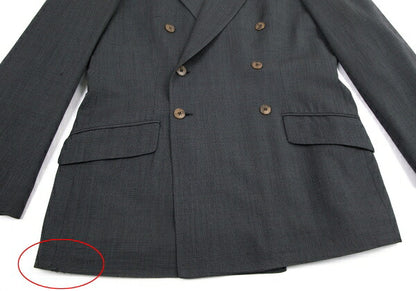 Jean Paul GAULTIER HOMME Kanji Print Jacket Charcoal Size 50