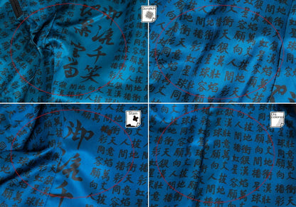 Jean Paul GAULTIER HOMME Kanji Print Jacket Charcoal Size 50