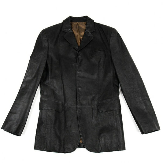 Jean Paul GAULTIER HOMME Cracked Jacket Black Size 50