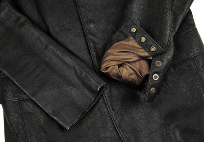 Jean Paul GAULTIER HOMME Cracked Jacket Black Size 50