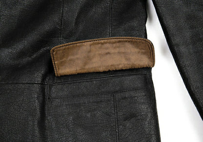 Jean Paul GAULTIER HOMME Cracked Jacket Black Size 50