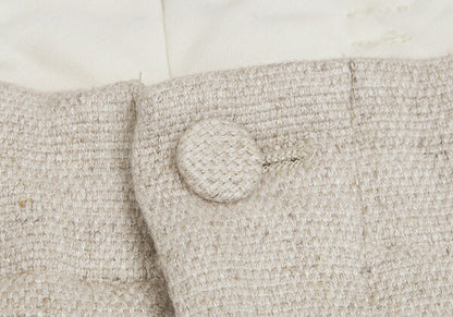 Jean Paul GAULTIER HOMME Linen Hem Pants Beige Size 48
