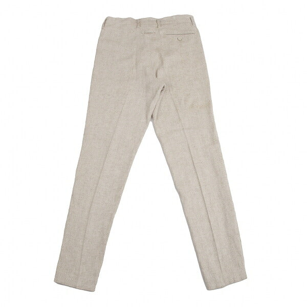 Jean Paul GAULTIER HOMME Linen Hem Pants Beige Size 48