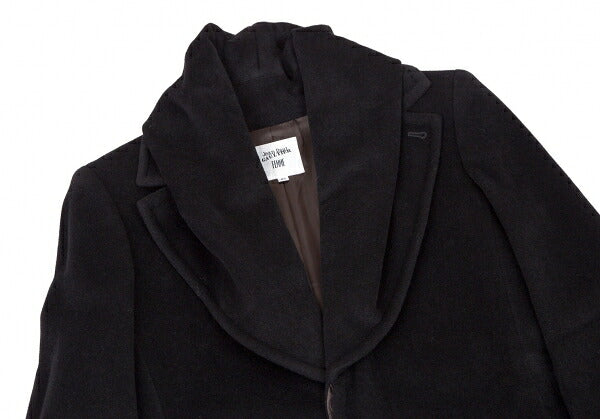 Jean Paul GAULTIER FEMME Angora Wool Coat Black Size 42