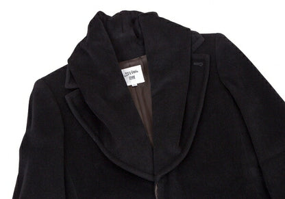 Jean Paul GAULTIER FEMME Angora Wool Coat Black Size 42