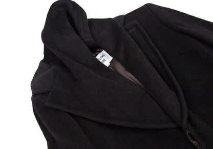Jean Paul GAULTIER FEMME Angora Wool Coat Black Size 42