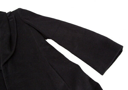 Jean Paul GAULTIER FEMME Angora Wool Coat Black Size 42