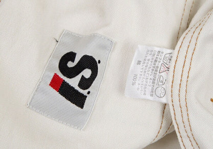 ISSEY MIYAKE I.S. Cotton Canvas Hooded Jacket White Size M