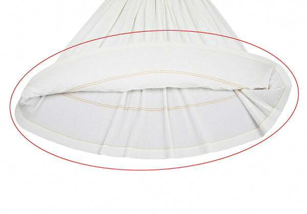 ISSEY MIYAKE Pleated Double Stitch Skirt White Size M