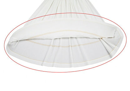 ISSEY MIYAKE Pleated Double Stitch Skirt White Size M