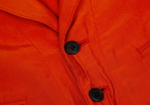 Yohji Yamamoto FEMME Silk Gilet Vest Orange Size M