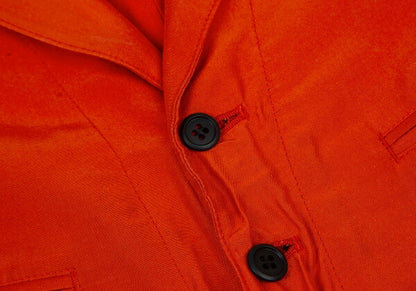 Yohji Yamamoto FEMME Silk Gilet Vest Orange Size M