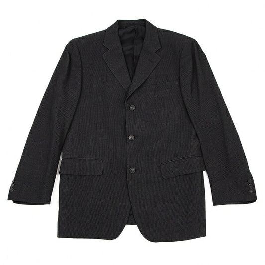 ISSEY MIYAKE MEN Rib-Woven 3B Jacket Charcoal Size 2