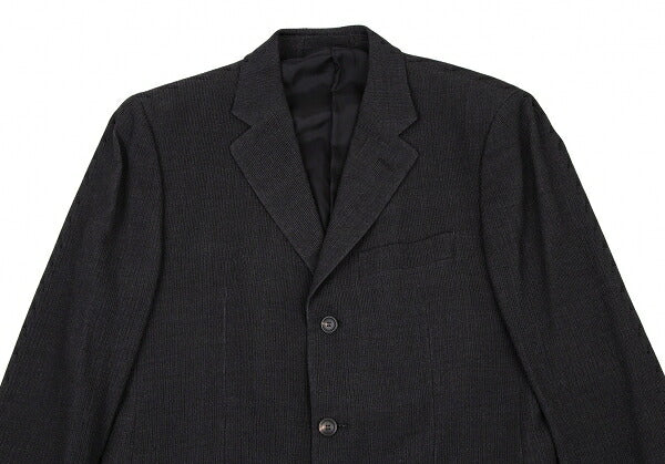 ISSEY MIYAKE MEN Rib-Woven 3B Jacket Charcoal Size 2