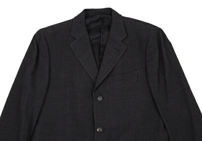 ISSEY MIYAKE MEN Rib-Woven 3B Jacket Charcoal Size 2