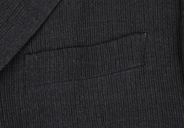 ISSEY MIYAKE MEN Rib-Woven 3B Jacket Charcoal Size 2