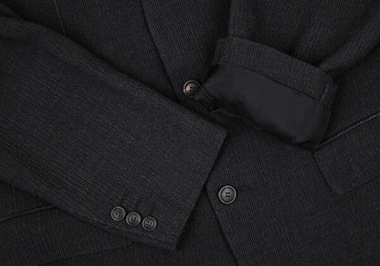 ISSEY MIYAKE MEN Rib-Woven 3B Jacket Charcoal Size 2