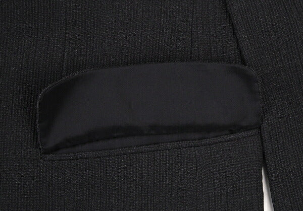 ISSEY MIYAKE MEN Rib-Woven 3B Jacket Charcoal Size 2