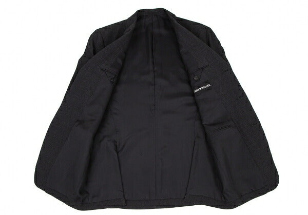 ISSEY MIYAKE MEN Rib-Woven 3B Jacket Charcoal Size 2