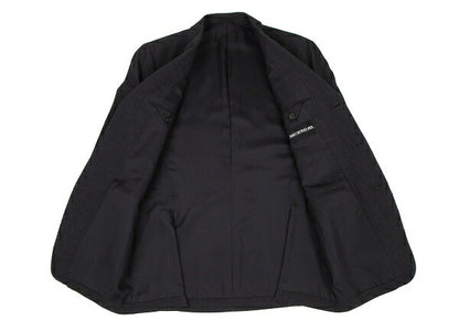 ISSEY MIYAKE MEN Rib-Woven 3B Jacket Charcoal Size 2