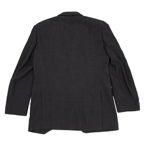 ISSEY MIYAKE MEN Rib-Woven 3B Jacket Charcoal Size 2