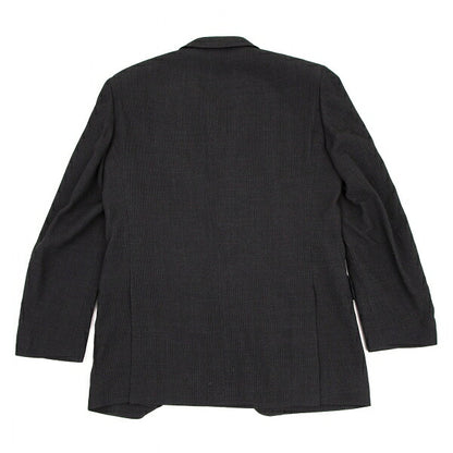 ISSEY MIYAKE MEN Rib-Woven 3B Jacket Charcoal Size 2