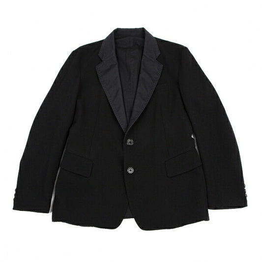 Y's for men Old Gabardine Reversible Jacket Black Size 3