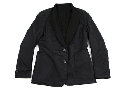 Y's for men Old Gabardine Reversible Jacket Black Size 3