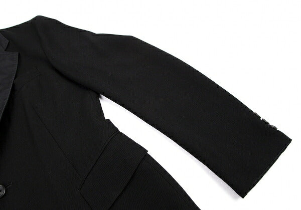Y's for men Old Gabardine Reversible Jacket Black Size 3