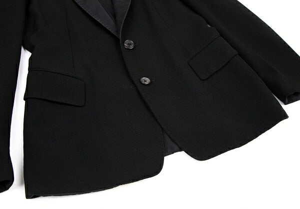 Y's for men Old Gabardine Reversible Jacket Black Size 3