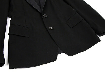 Y's for men Old Gabardine Reversible Jacket Black Size 3