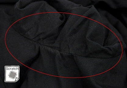 Y's for men Old Gabardine Reversible Jacket Black Size 3