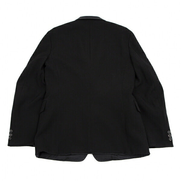 Y's for men Old Gabardine Reversible Jacket Black Size 3