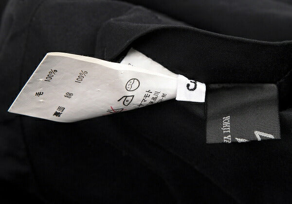 Y's for men Old Gabardine Reversible Jacket Black Size 3