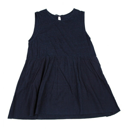 45rpm Dyed Gathered Sleeveless Tank Top Indigo Size 1