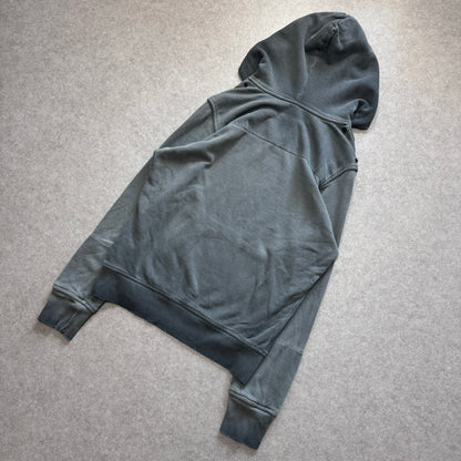 Diesel 00s Gray Fade Design Hoodie Size M