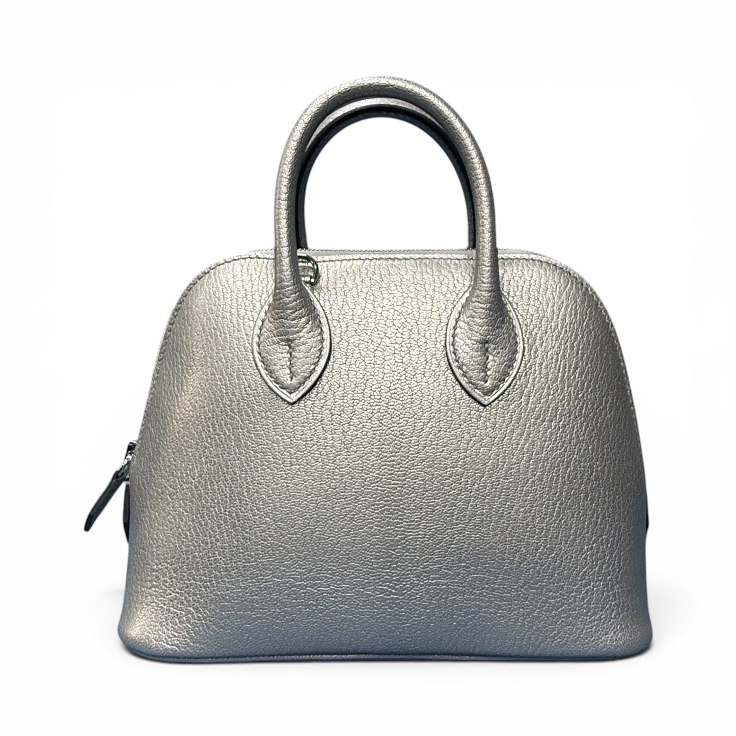 HERMES Mini Bolide 1923 Metallic Chevre Bag Size ONE SIZE