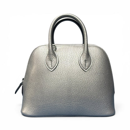 HERMES Mini Bolide 1923 Metallic Chevre Bag Size ONE SIZE