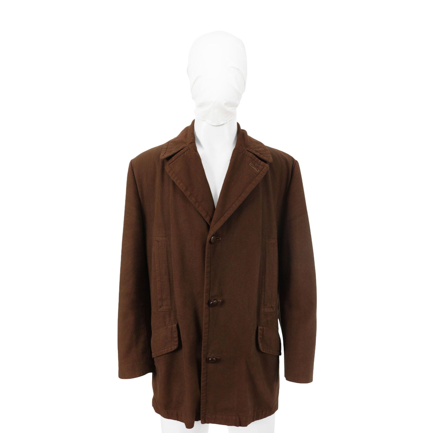 Maison Martin Margiela 2000 SS Cotton Coat Brown Size 48