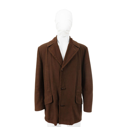 Maison Martin Margiela 2000 SS Cotton Coat Brown Size 48